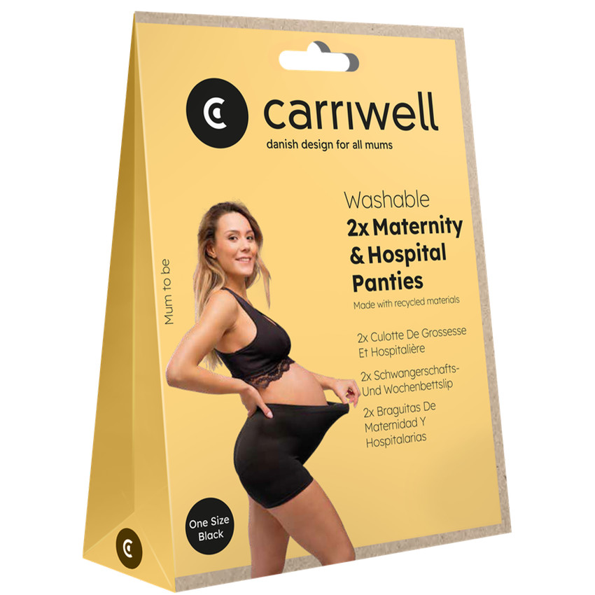 Culotte de grossesse et hospitalière Delux - TU - blanc - 2 pcs 