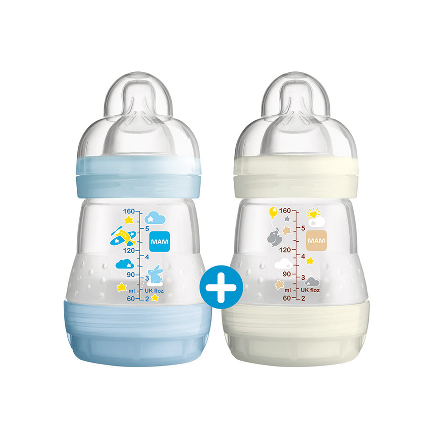 Lot de 2 biberons 160 ml  