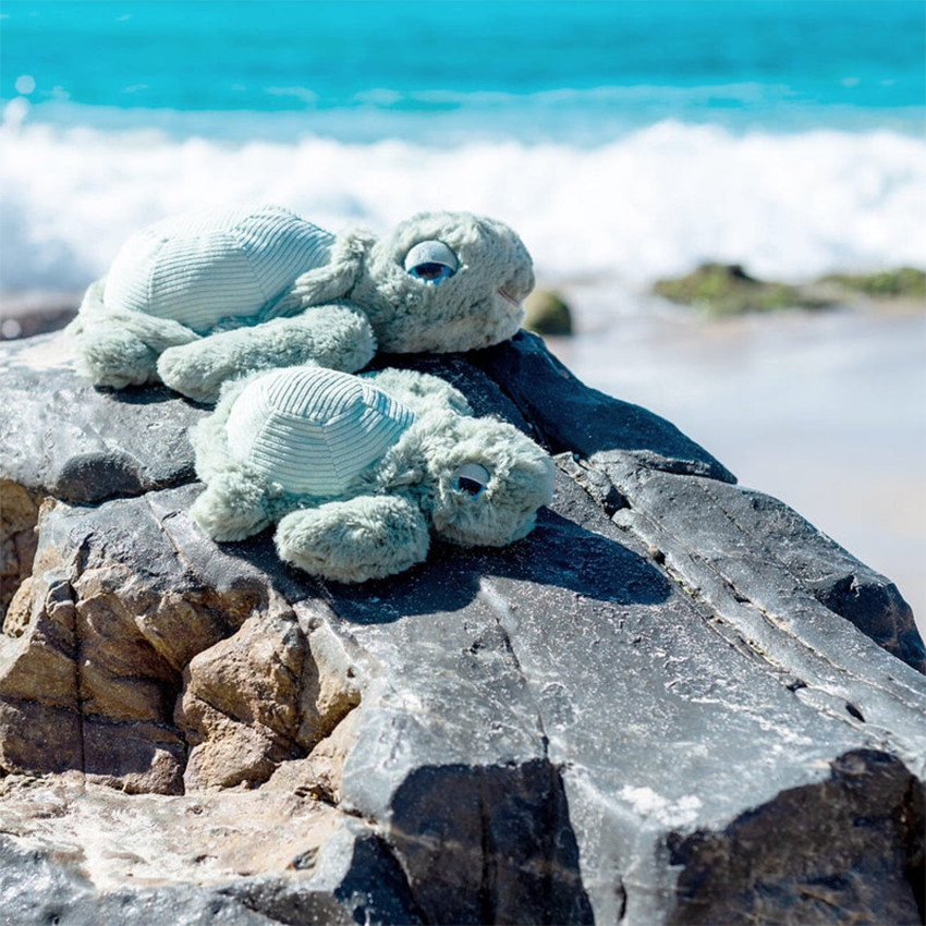 Knuffel shildpad Tyler 20cm Salie Groen 