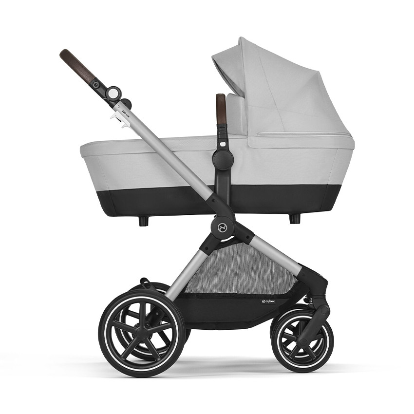 Kinderwagen Eos Lux Silver 2-in-1 Lava Grey 