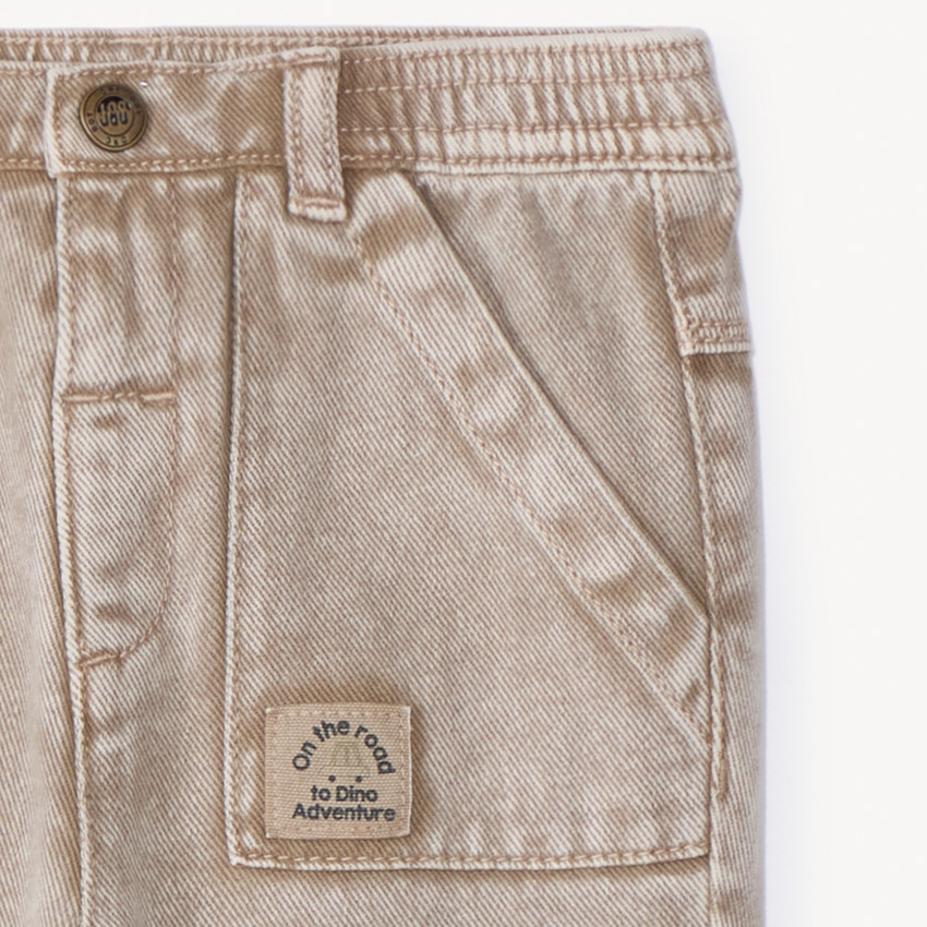 Verweerd en elastisch denim voor babyjongen 