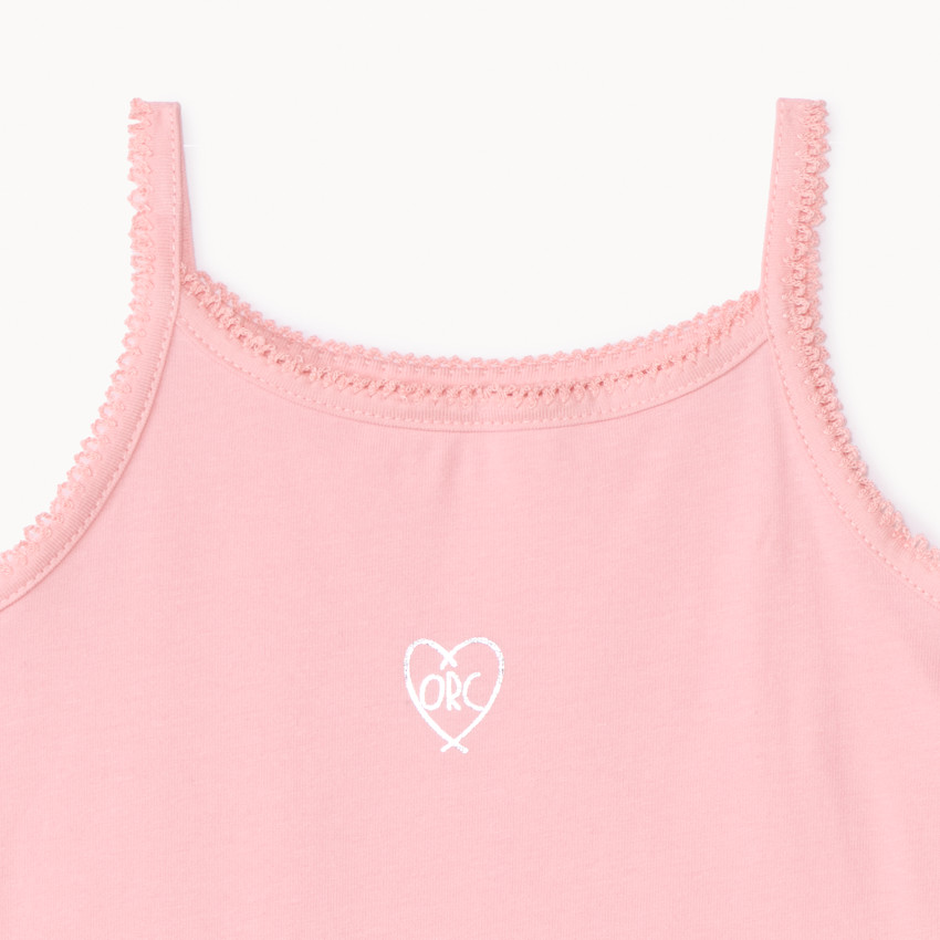 Lot de 3 maillots de corps débardeurs fantaisie pour fille 