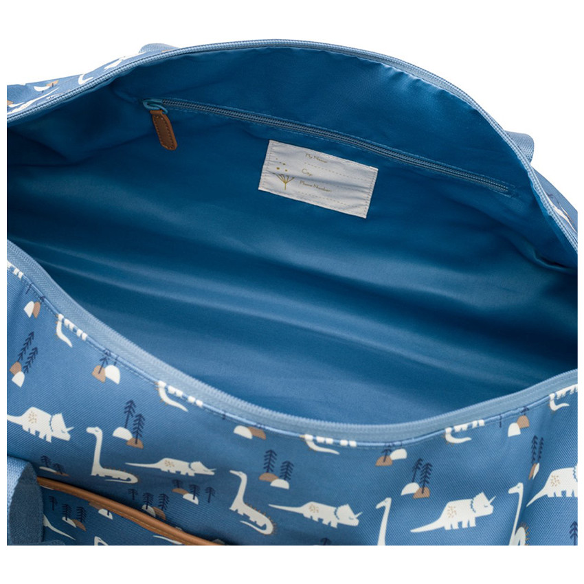 Weekendtas voor kinderen Groot Dino Blauw 