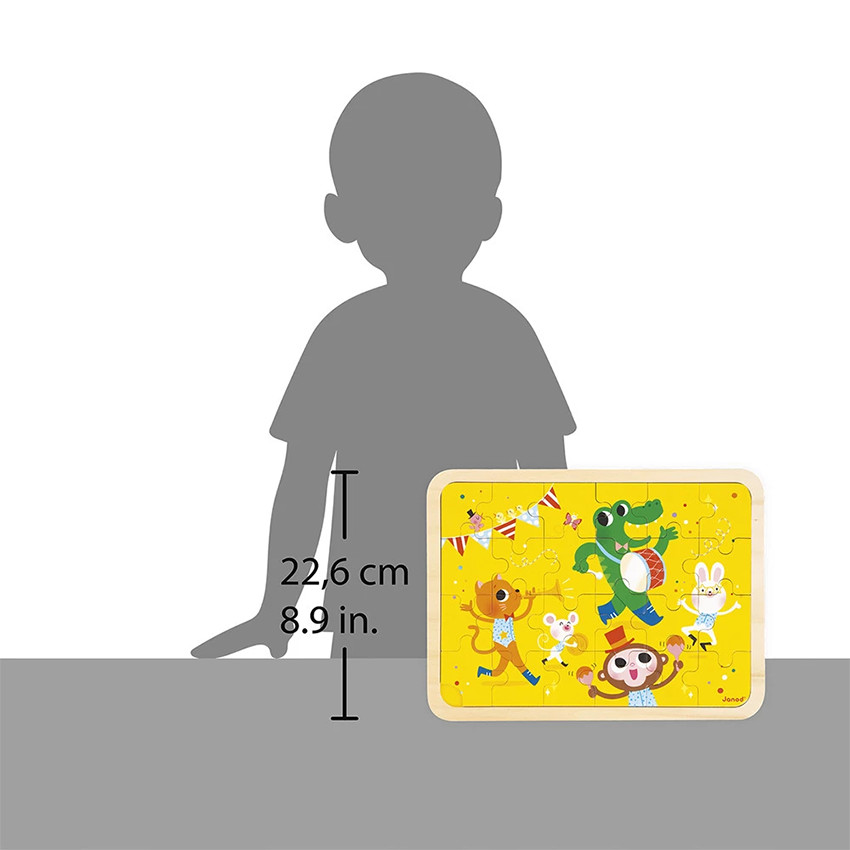 Puzzle en bois 24pcs C’est la fête 