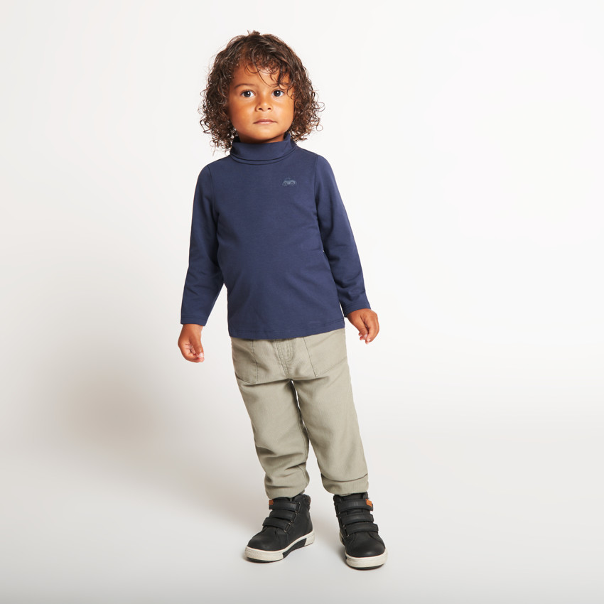 Set van 2 ondertruien met col voor baby jongen 