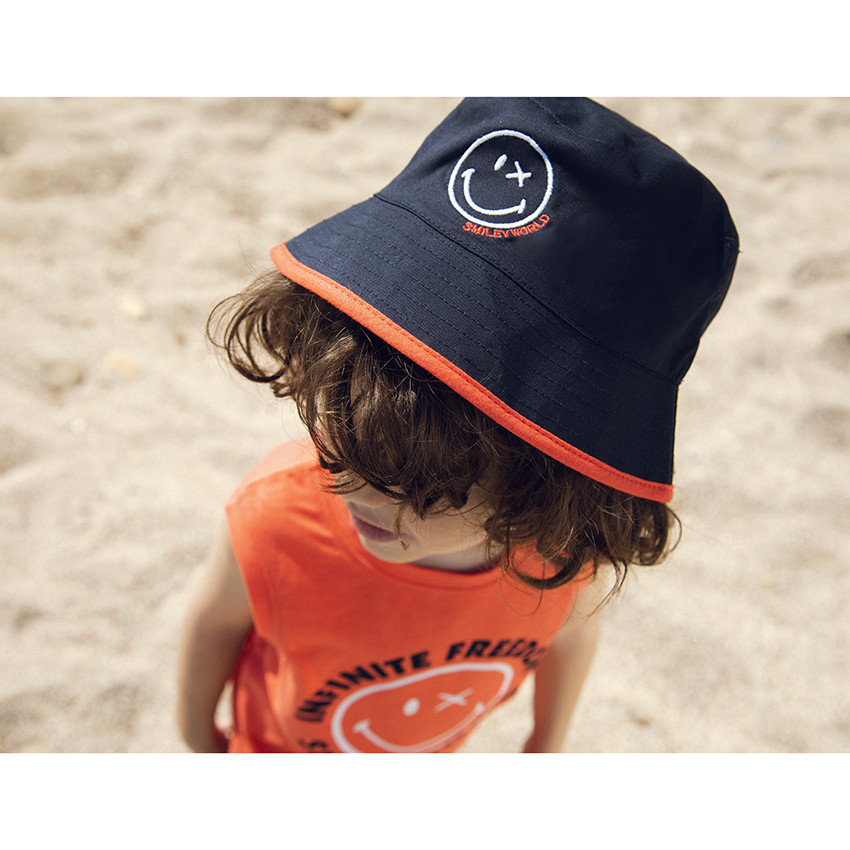 Bob uni SmileyWorld à doublure contrastée 