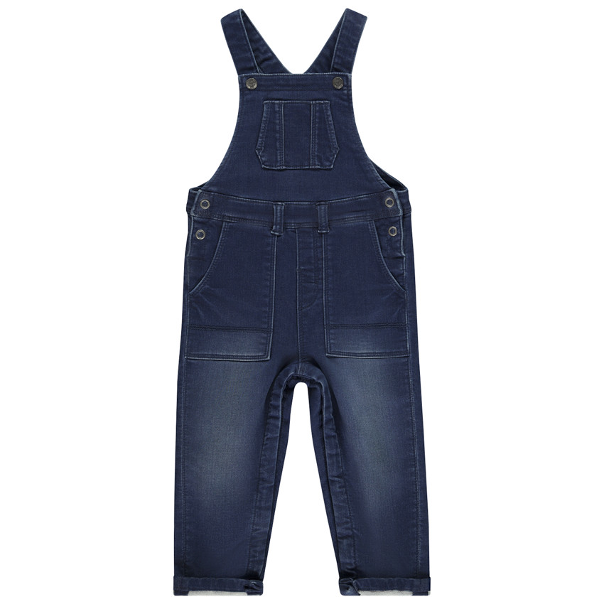 Salopette longue effet jean pour bébé garçon 