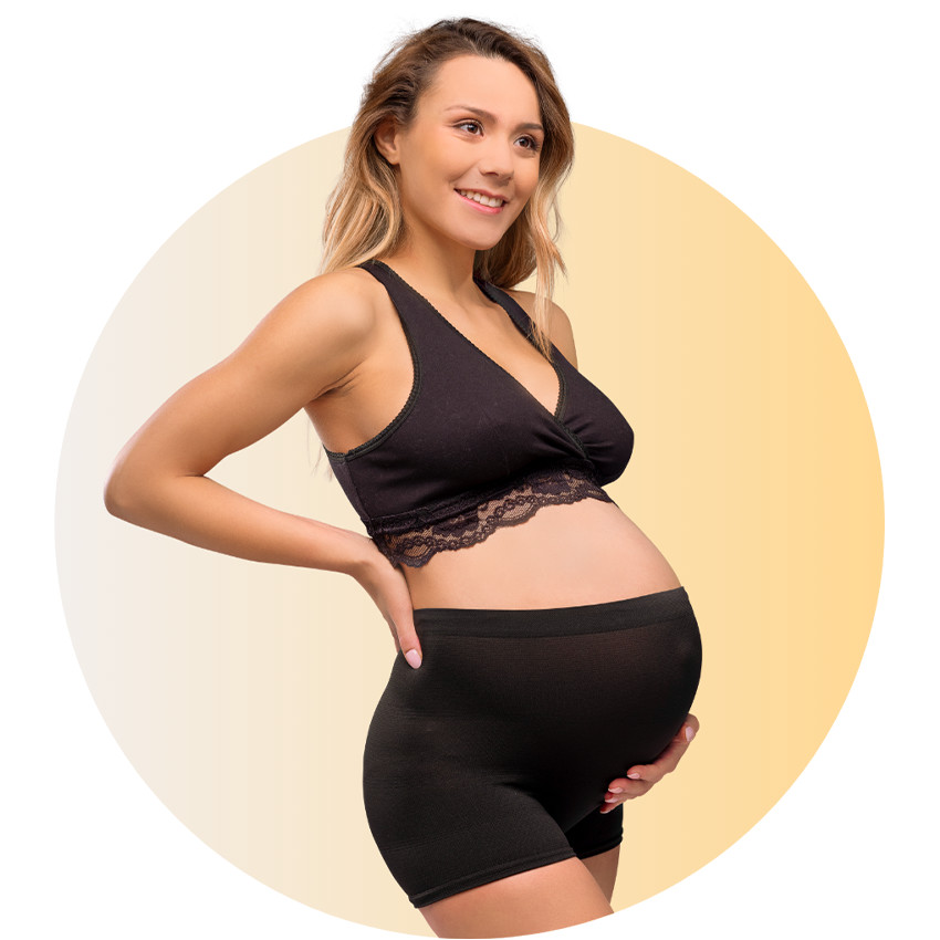 Culotte de grossesse et hospitalière Delux - TU - blanc - 2 pcs 