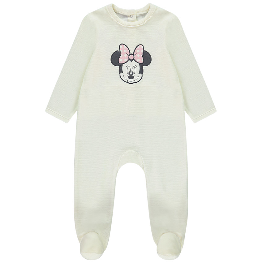Pyjama in fluweel met Minnie Disney voor meisjes met verschillende openingen naar leeftijd 