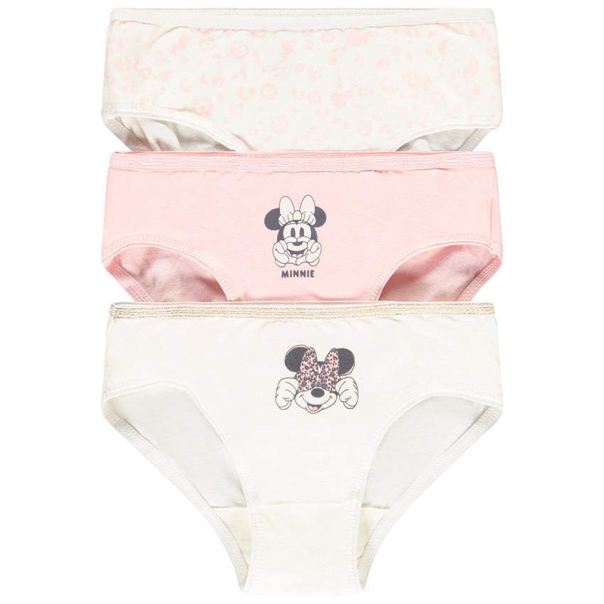 Set van 3 onderbroeken Minnie Disney voor meisjes 