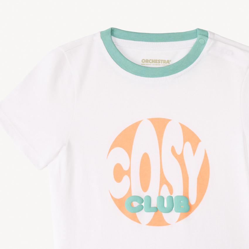 Lot de 4 t-shirts manches courtes fantaisie pour bébé garçon 