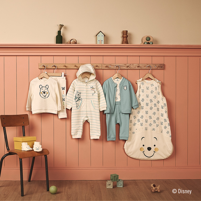 Pantoffels van fluweel Winnie de Poeh Disney voor baby