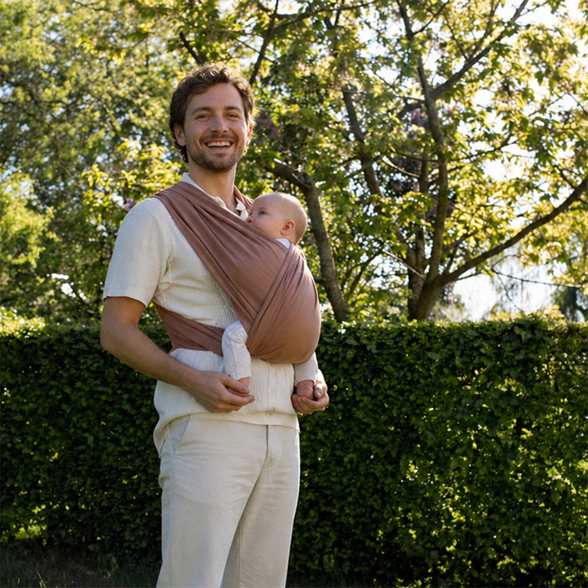 Porte bébé Echarpe Duo -T2- Moka 