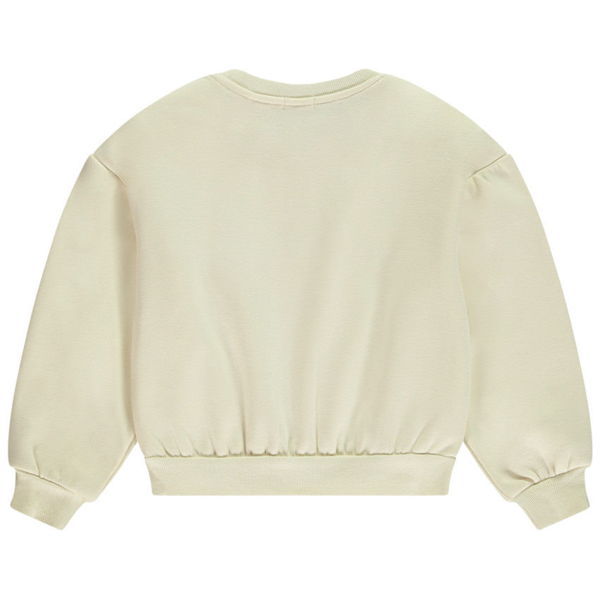 Oversized sweatshirt met bloemen en fantasiepatronen voor meisjes 