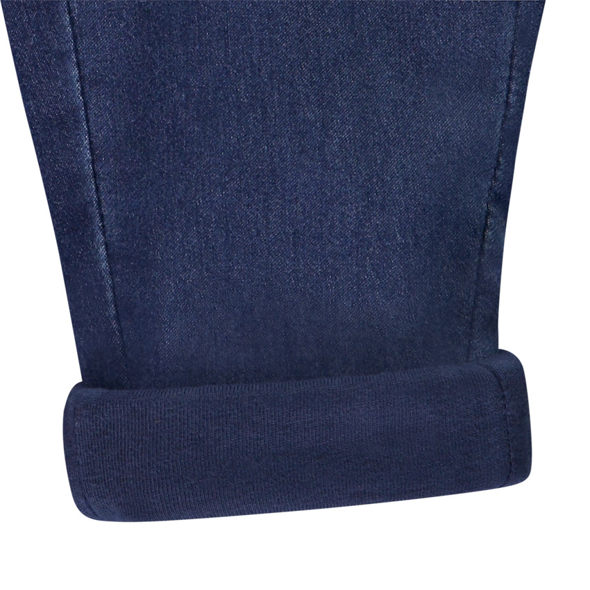 Jeans met volant aan de zakken voor meisjes 