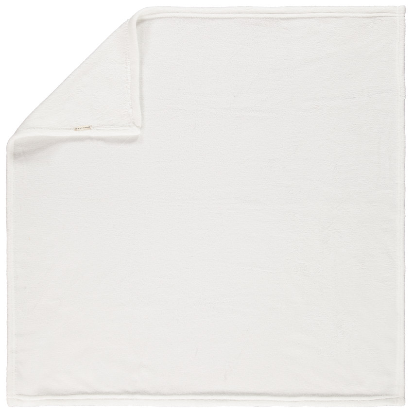 Effen sherpa deken 80 x 80 cm 