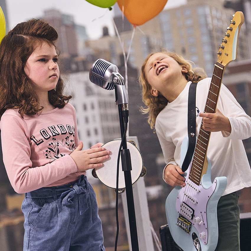 Meisjes cargo twill broek met riem 