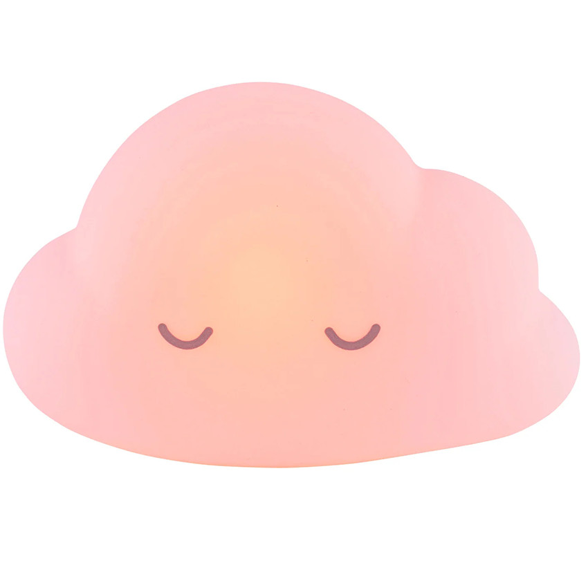 Nachtlamp - Wolk met de afstandsbediening - Wit - 13,5 cm 