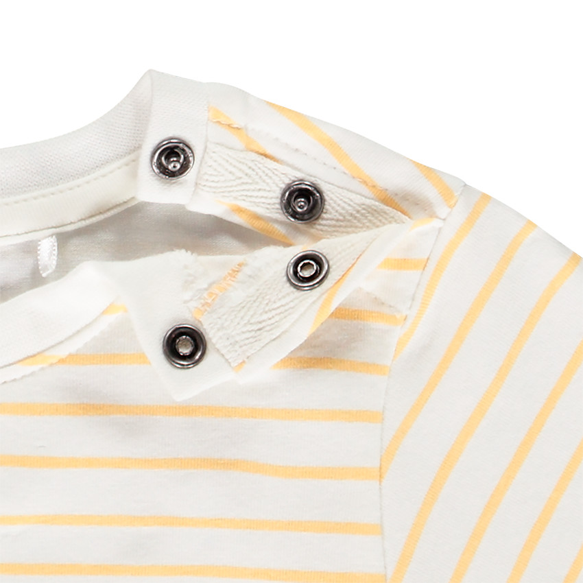 T-shirt rayé Mickey Disney pour bébé garçon 