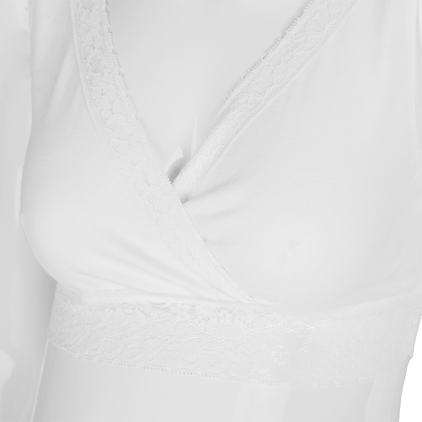 Brassière de grossesse et d'allaitement avec dentelle 