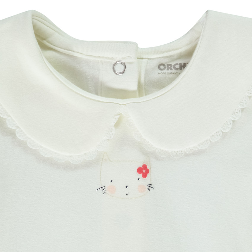 Ensemble 4 pièces imprimé fleurs pour bébé fille 