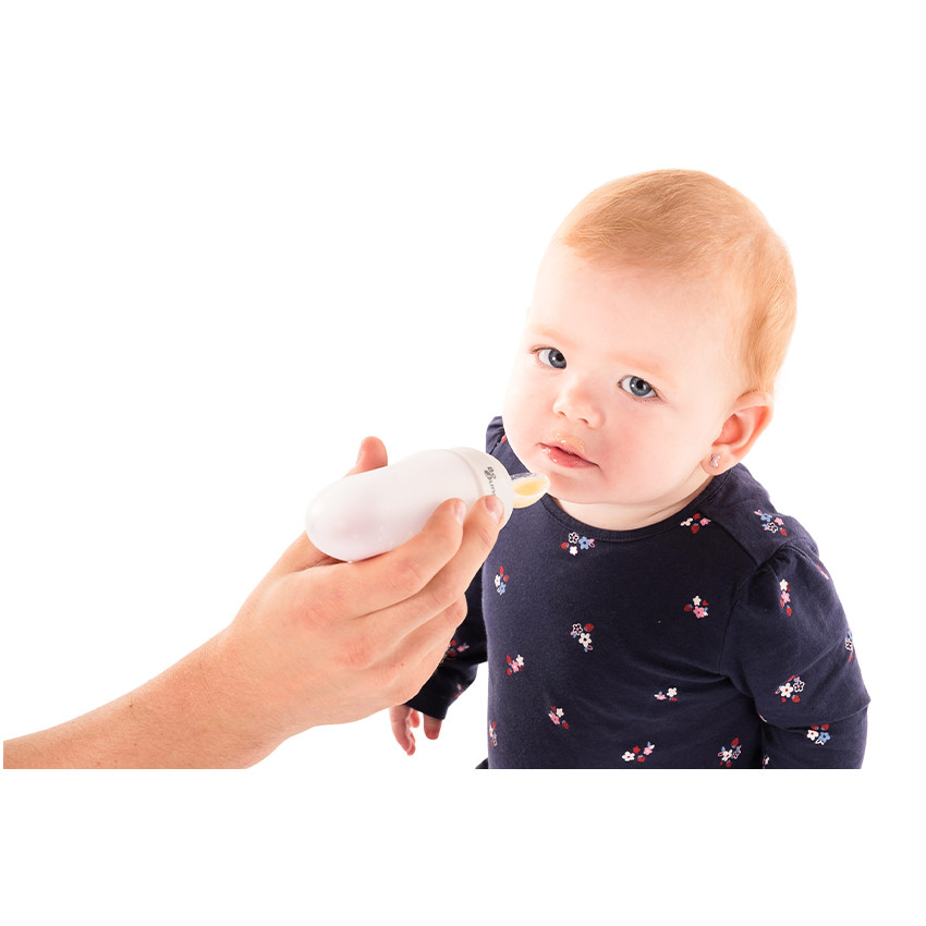 Cuillère distributeur alimentaire silicone  