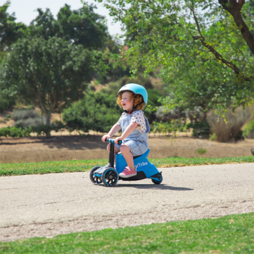 Scooter Xtend Ride On Trottinette 3-en-1 Blue 12M-12ans 