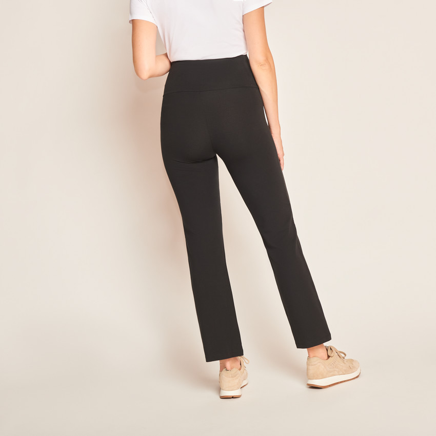 Zwangere brede broek met hoge hoofdband 