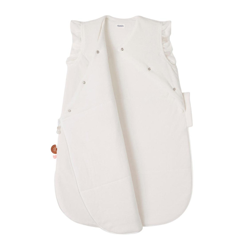 Slaapzak zonder mouwen 70 cm-Veloudoux-Kendi - Ecru 