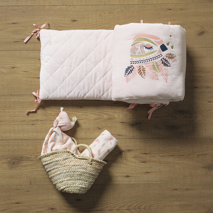 Tour de lit 3 pans Magic bird   