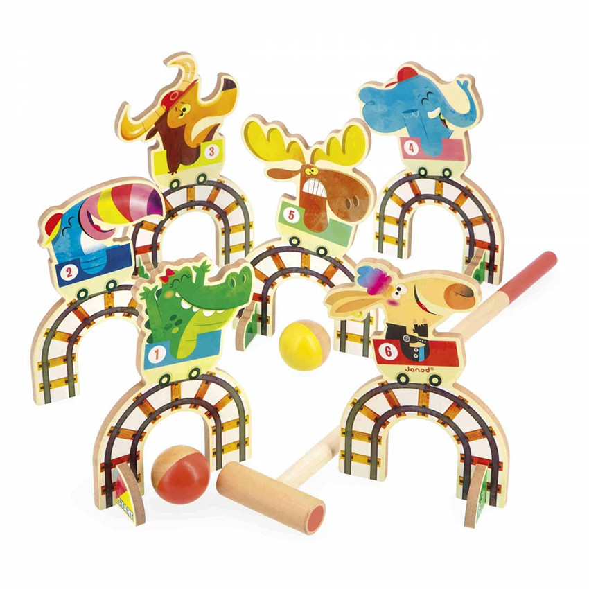 Houten Croquetspel Grand Huit Applepop 