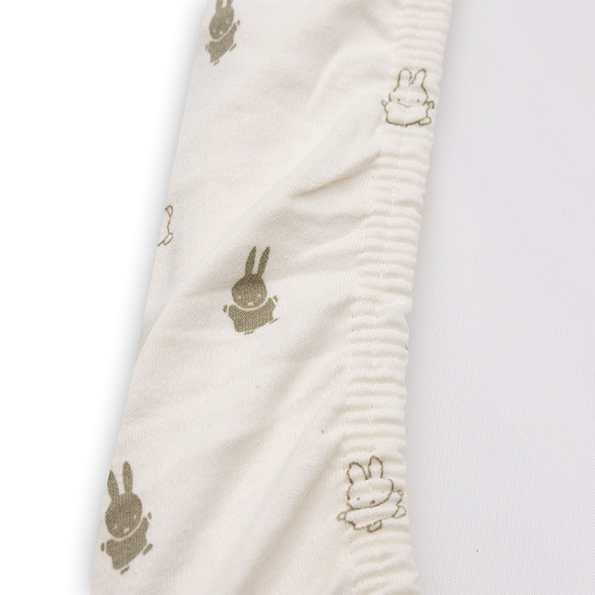 Housse de matelas à langer 50 x 70 cm Happy Miffy olive green 