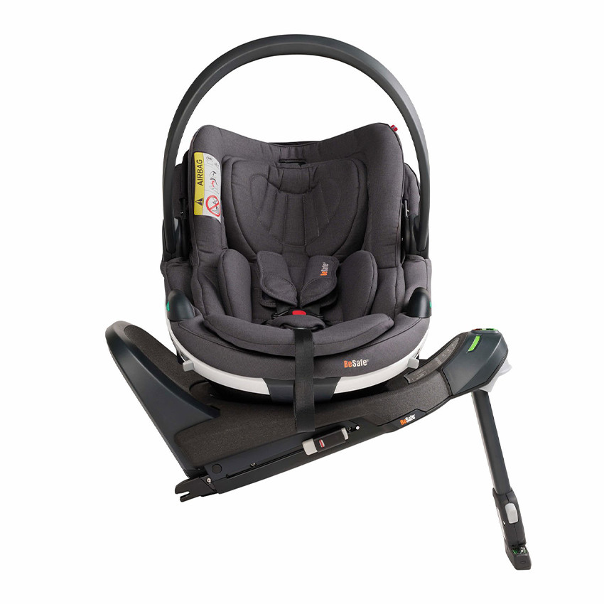 Siège-auto i-Size Bébé Go Beyond Dark Grey Melange 