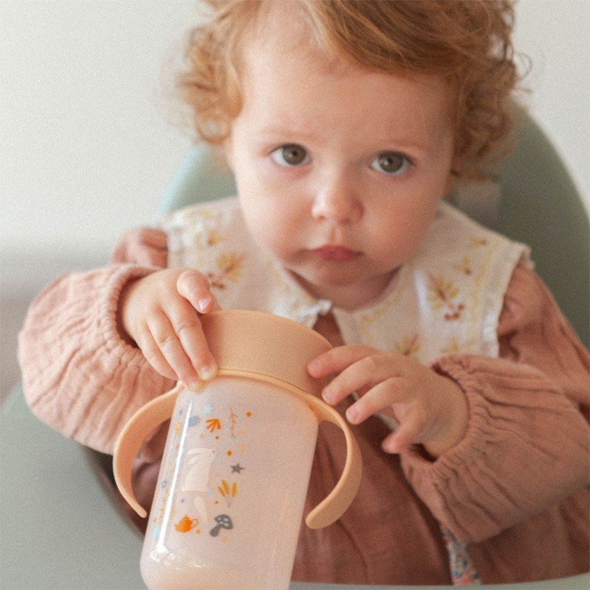 Tasse d'apprentissage 360° 340ml Wonderland Rose 