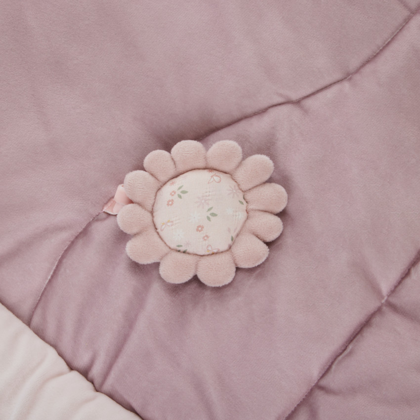 Tapis d'éveil Promenade Bucolique rose 