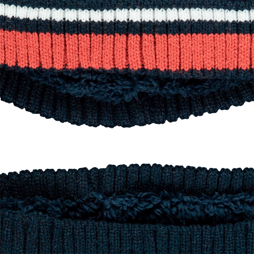 Set van muts en nekwarmer met sherpavoering voor jongens 