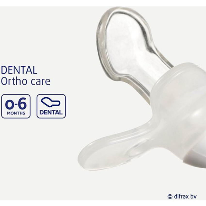 Sucette silicone Dental 0-6m Pure Rose Blossom 