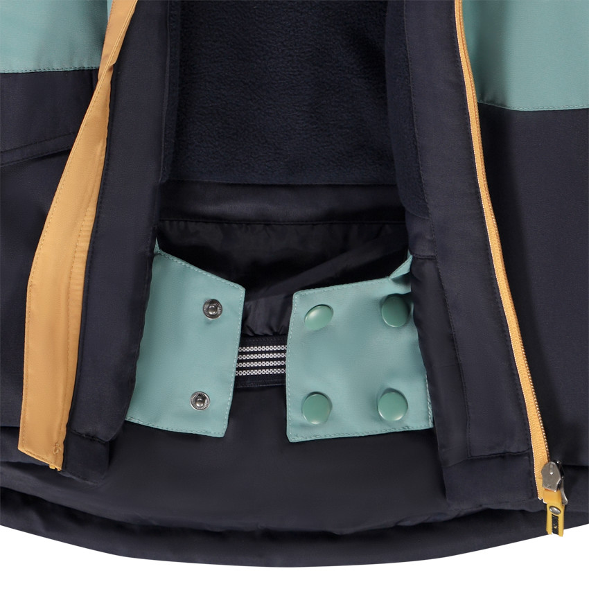 Skipak met afneembare kap in colour block effect voor jongen 