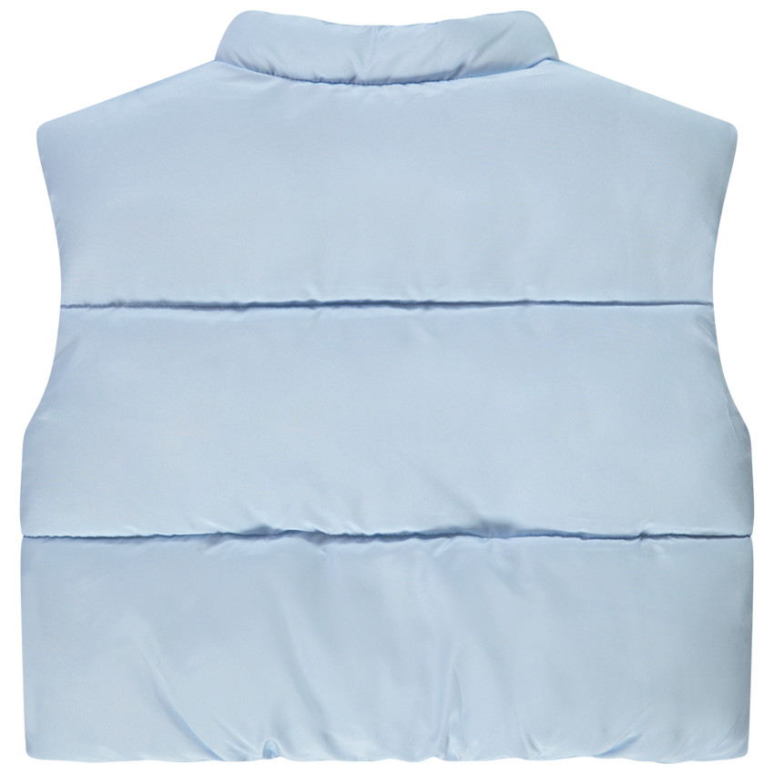 Donsjas mouwloos satijn effect voor meisjes 