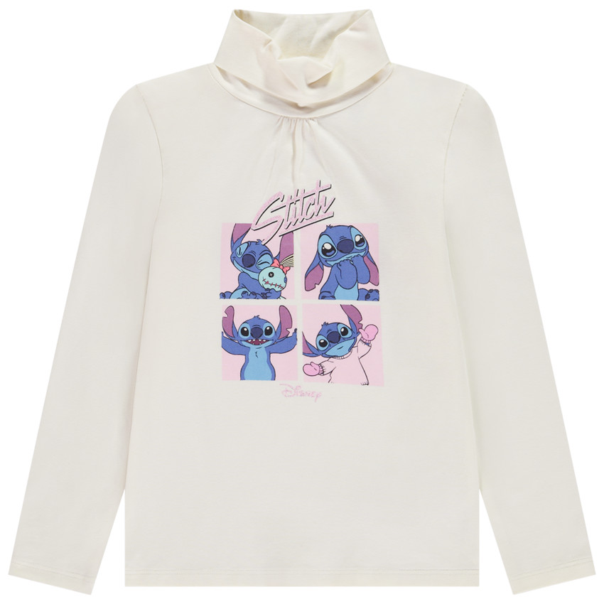 Ondertrui met col Stitch Disney voor meisjes 