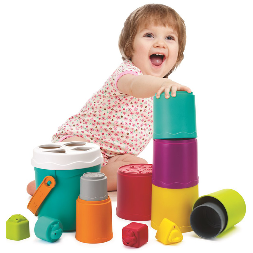 Seaux jeux de formes Stack N'Nest 6m+ 