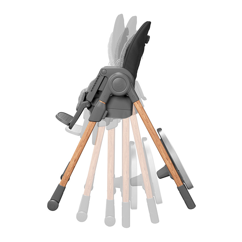 Chaise haute réglable Minla - Essential Graphite 