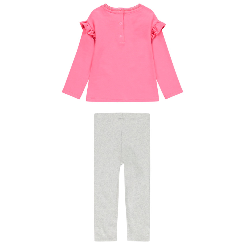 Jogging print chat pour bébé fille 