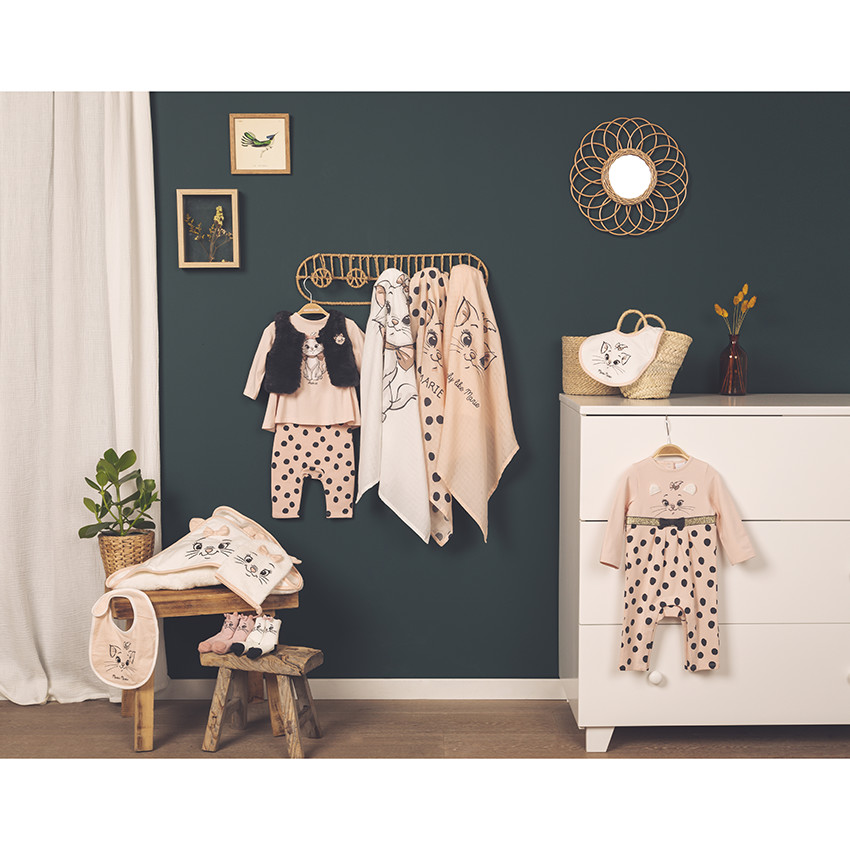 Ensemble 3 pièces print Marie Aristochats Disney pour bébé fille 