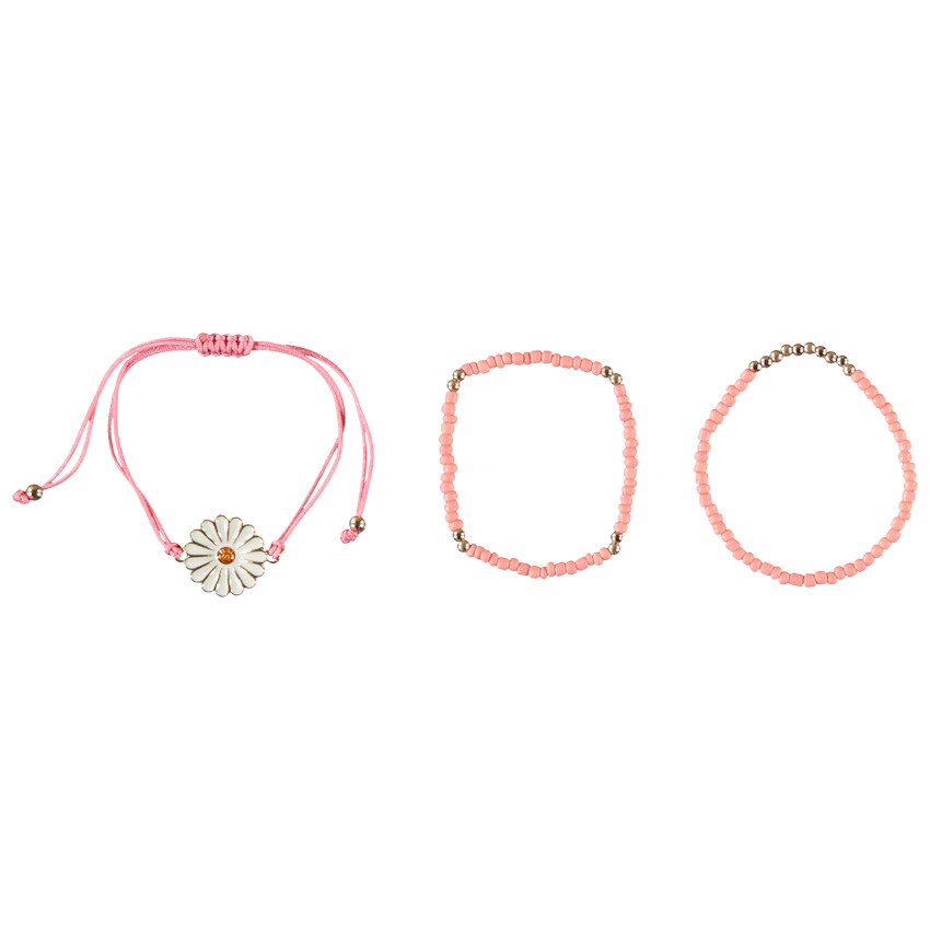 Set van 3 fantasie armbanden voor meisjes 