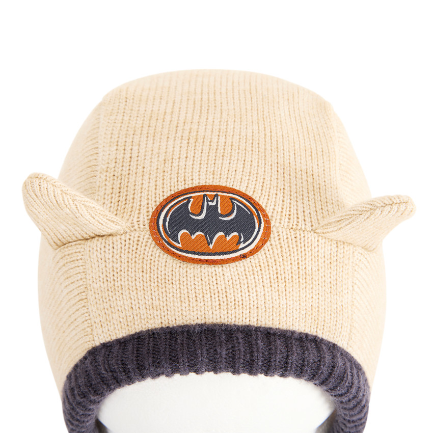 Cagoule ludique en tricot Batman Warner pour bébé garçon 