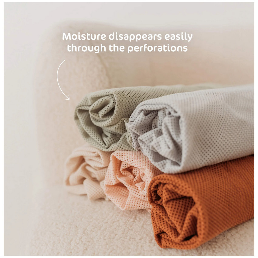 Draps housse 3D Sleep Safe 60x120cm Almond 