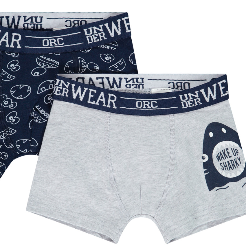 Lot de 4 boxers motifs requins pour garçon 