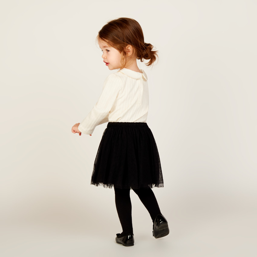 Ensemble 2 pièces avec jupe en tulle pour bébé fille 