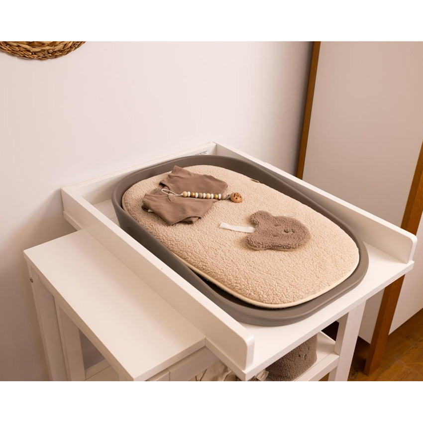 Coussin pour matelas à langer Splashy Teddy Cream 